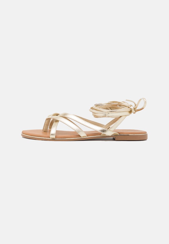 Sandales Anna Field T-bar Doré Femme | VGL-2532257